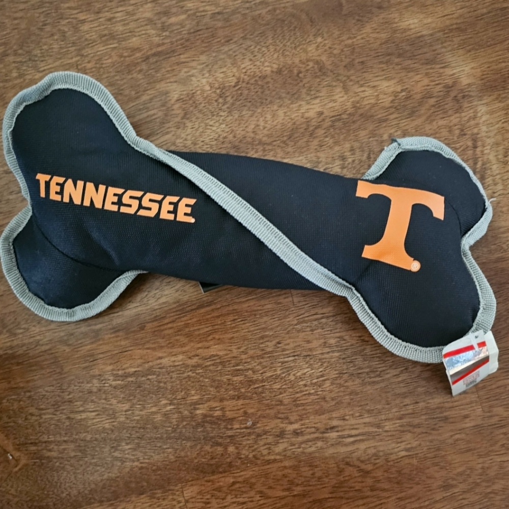 Little Earth Black and Gray Dog Toy Bone